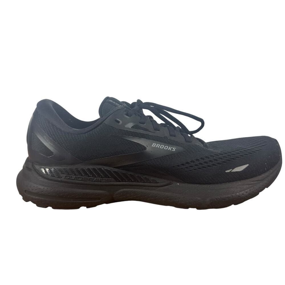 Brooks Sneaker Men 10 Black Ebony Adrenaline GTS 23 Running Shoe Walking Gym